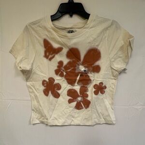 NEE VANS Womens cropped shirt size: M